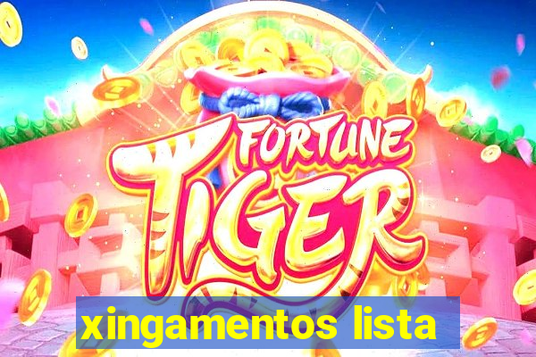 xingamentos lista